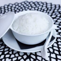 Steamed jasmine rice
